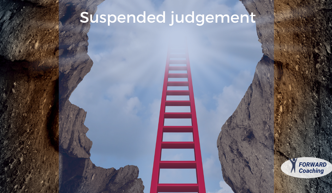 Suspended judgment